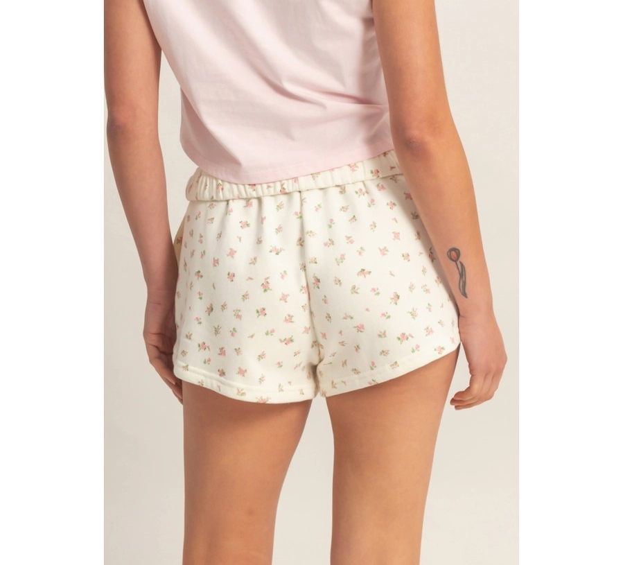 Floral Print Shorts - Pink