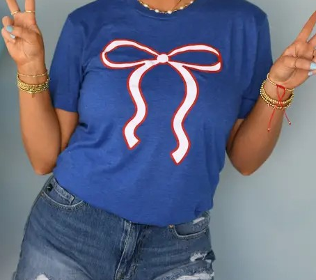 Graphic Tee - Glitter Bow