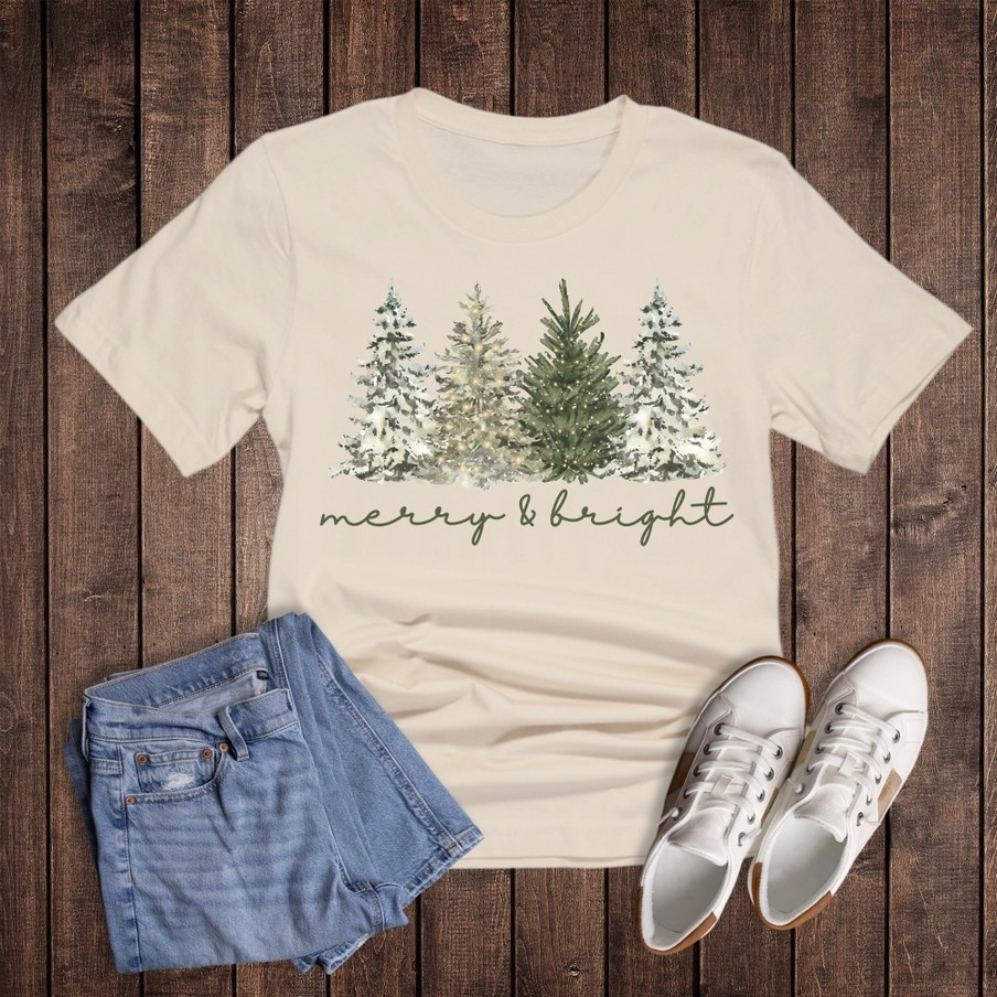 Graphic Tee - Merry and Bright