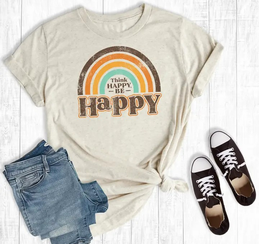 Graphic Tee - Think Happy