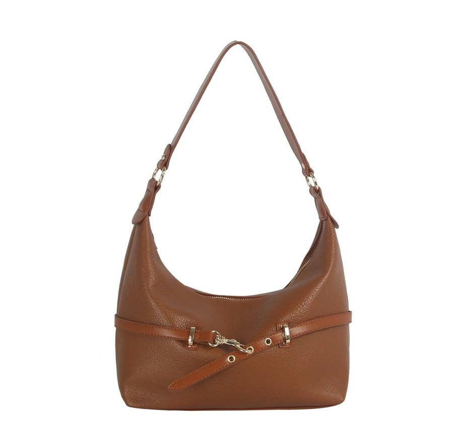 Horsebit Hobo Bag - Camel