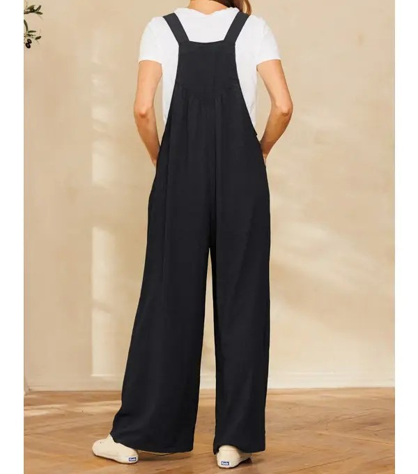 Button Sling Jumpsuit