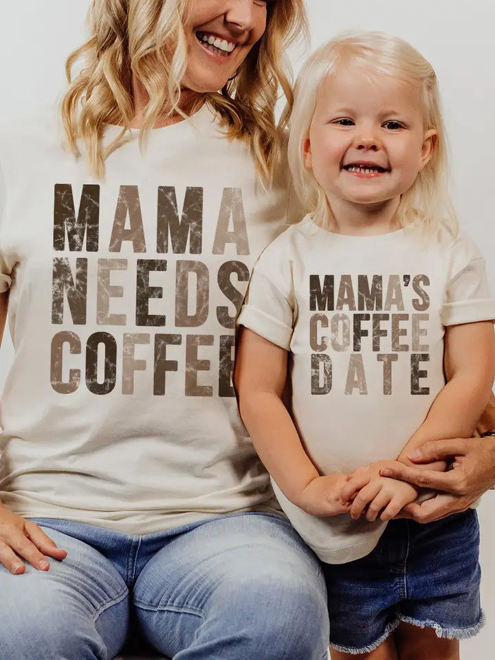 Graphic Tee - Mama Needs Coffee