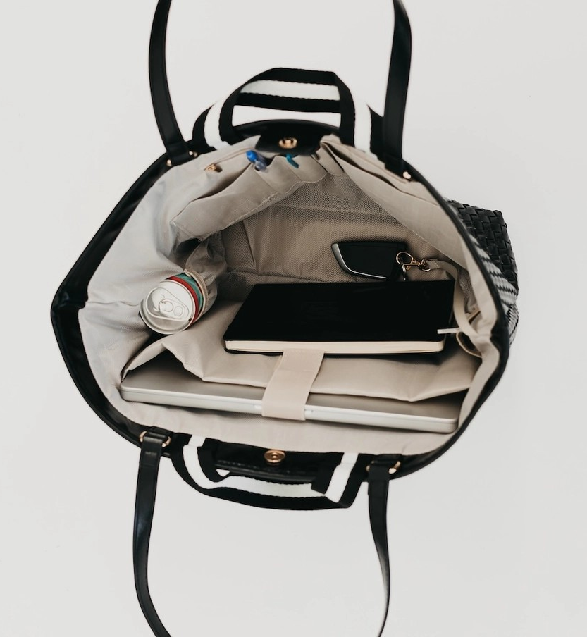 Organizer Tote Bag - Black