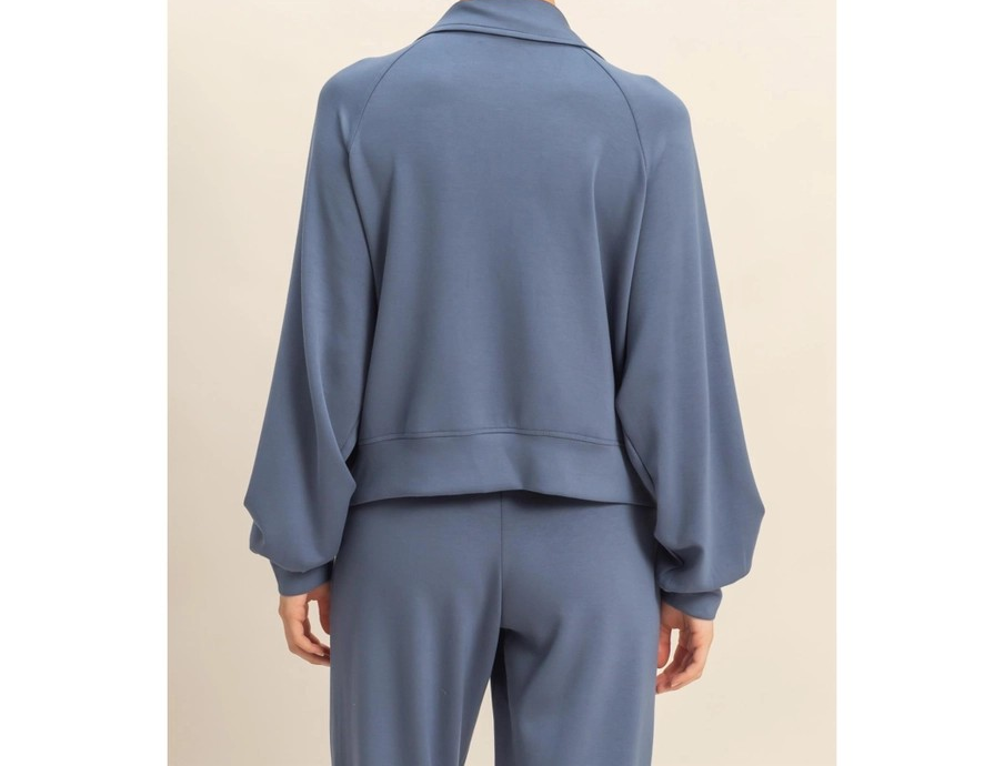Scuba Knit Quarter Zip Top and Pants