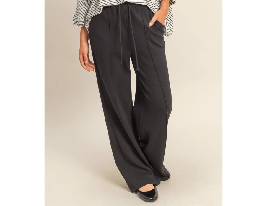 Short Sleeve Scuba Knit Top and Pants