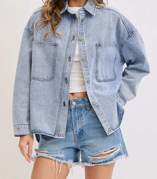 Denim Shacket