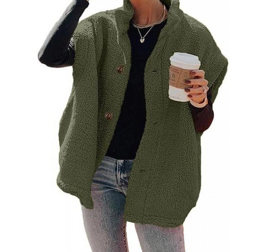 Sherpa Vest - Olive