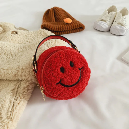 Smiley Face Purse - Red