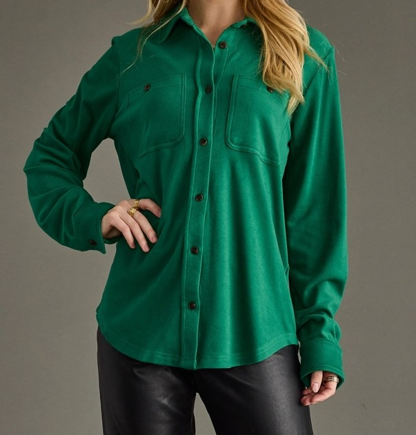 Super Soft Shacket - Green