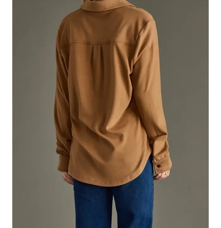 Super Soft Shacket - Camel