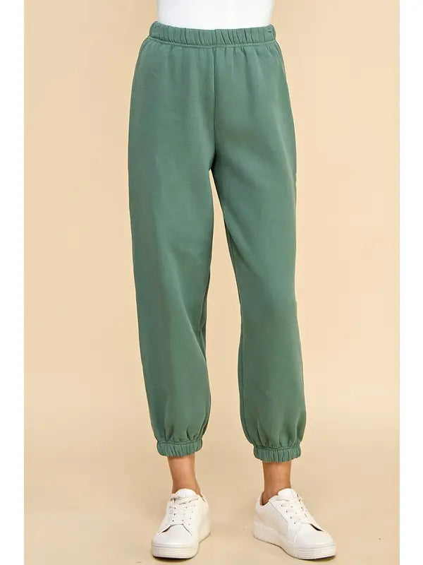 Sweatshirt and Sweatpants Set - Pine