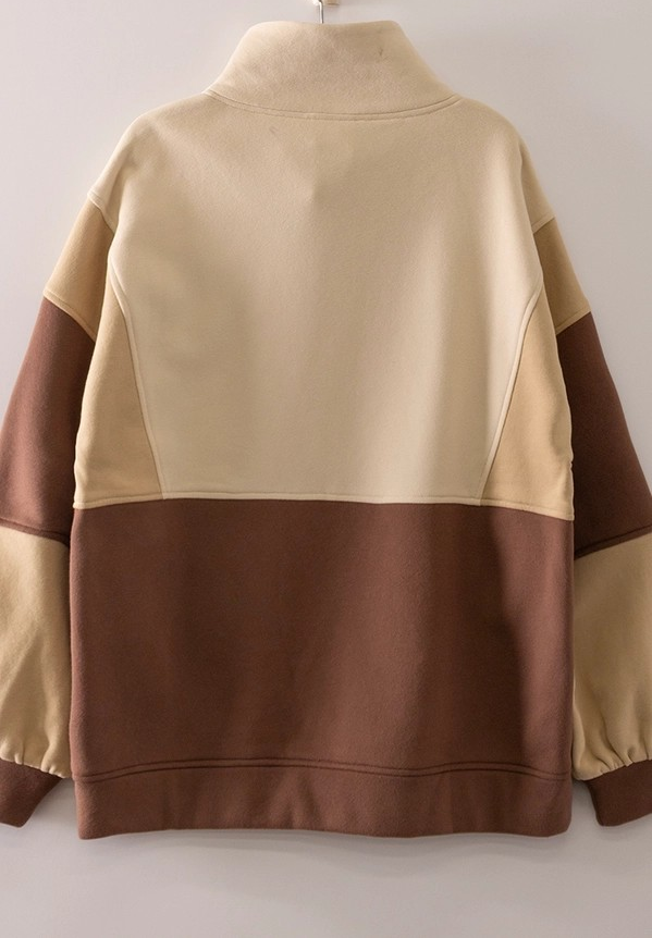 Half Snap Sweatshirt - Ecru