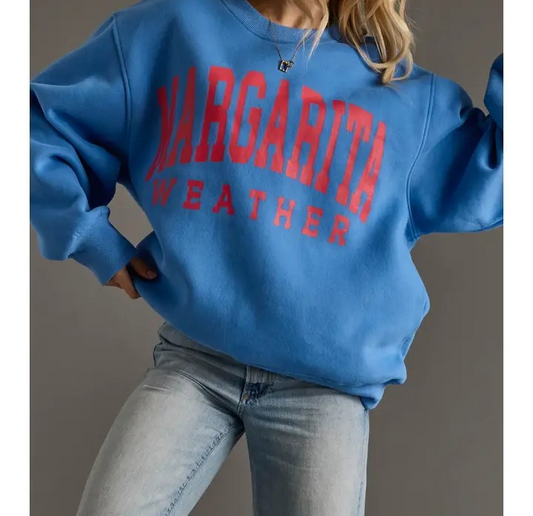 Sweatshirt - Margarita Weather - Blue