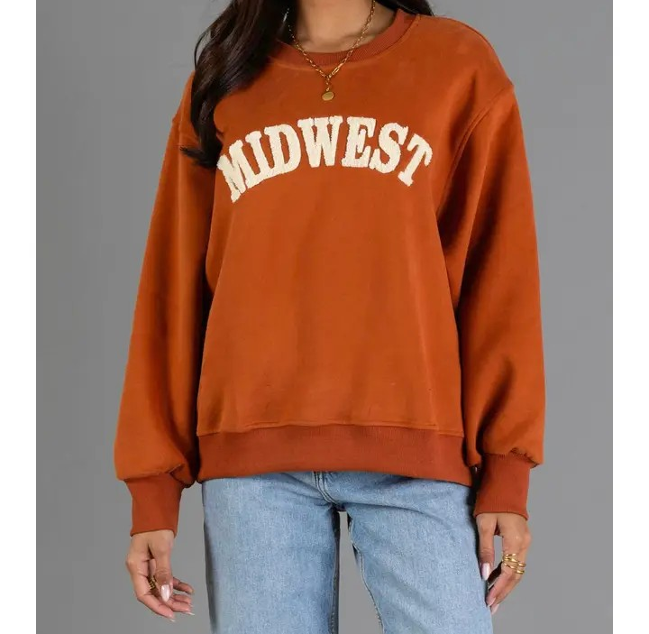 Sweatshirt - Midwest - Rust