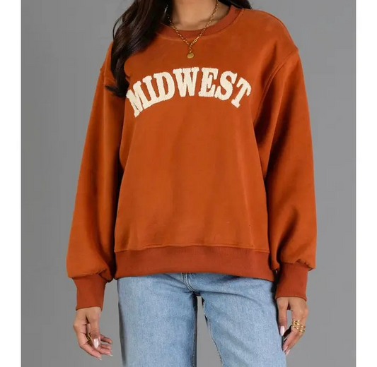 Sweatshirt - Midwest - Rust