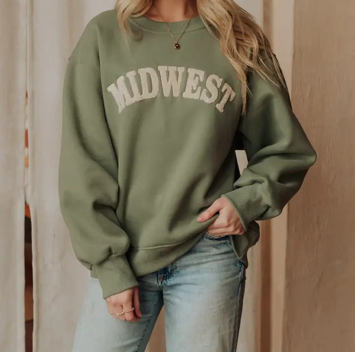 Sweatshirt - Midwest - Sage