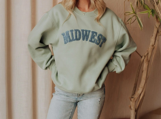 Sweatshirt - Midwest - Seafoam