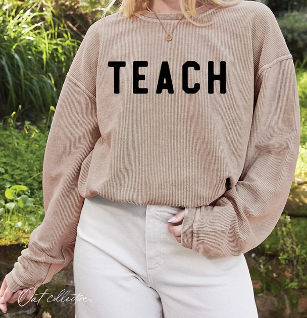 Sweatshirt - Teach (latte)