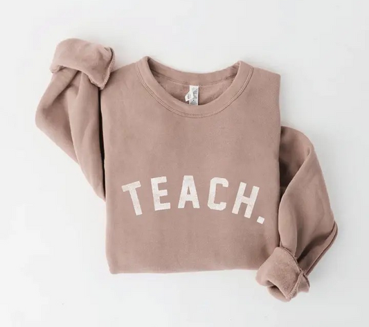 Sweatshirt - Teach (tan)