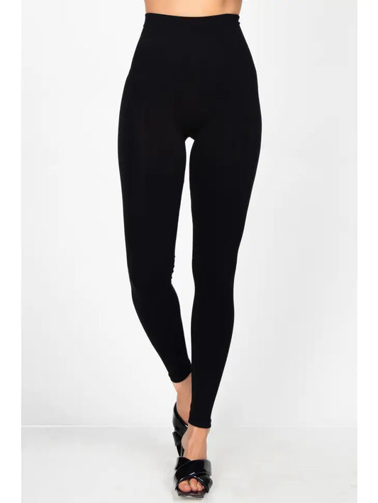 Tummy Tuck Ankle Legging - Black (2-10)