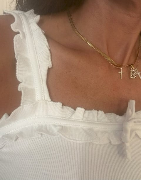 Ruffled Tank Top